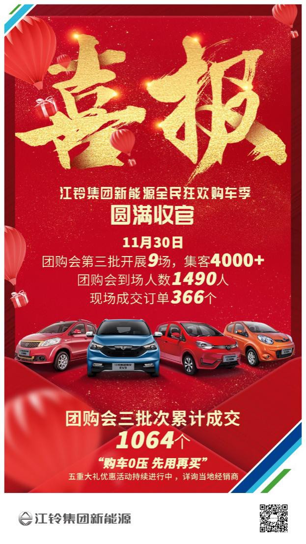 打造年末购车最佳时机，且看江铃集团新能源