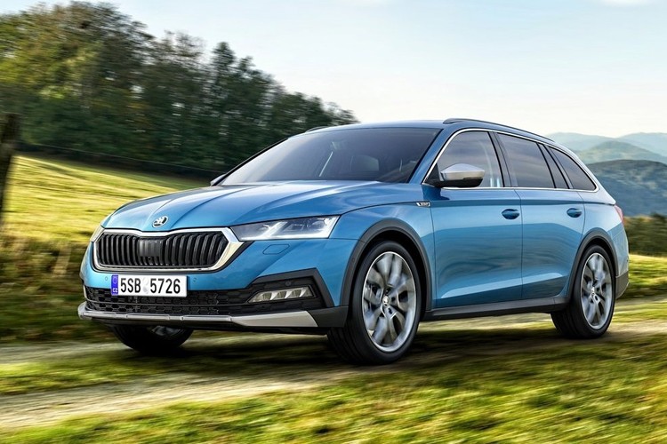 斯柯达旅行车2020款,斯柯达汽车新款2020款 带四驱的跨界旅行车 斯柯达明锐scout官图发布