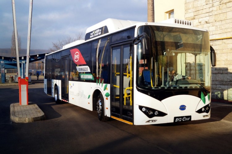 比亚迪在荷兰交付246辆电动巴士