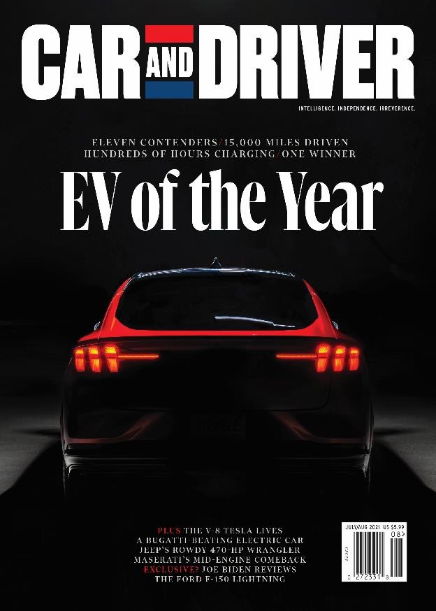 Mustang Mach-E力压群雄 荣获《Car and Driver》首届年度电动车大奖