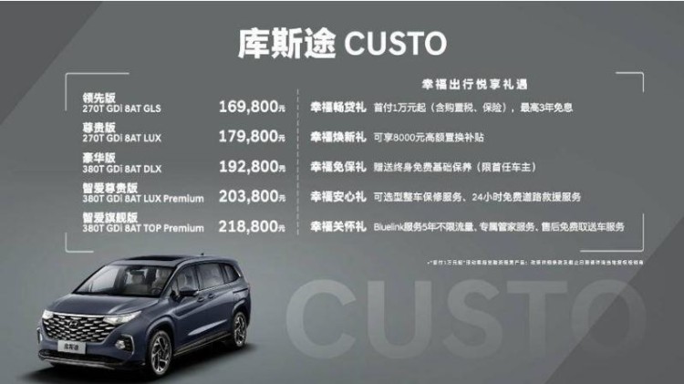 售价16.98万元起 “家用MPV普及者”库斯途正式上市