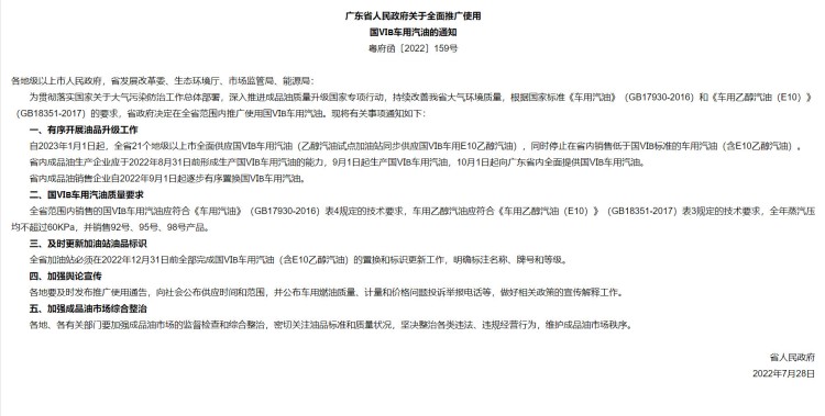 不经烧？油耗更高？国六B汽油已经提上日程