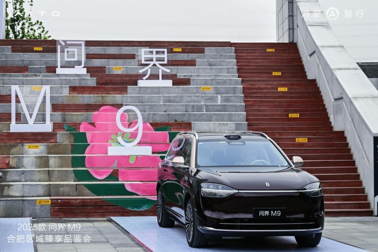 25款问界M9强势登陆合肥 科技与艺术的跨界盛宴