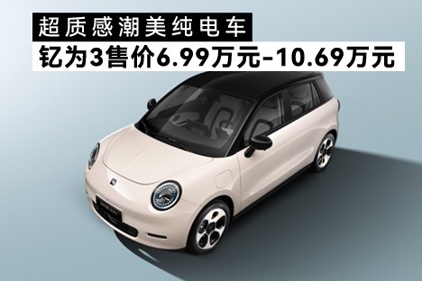 釔為3全球上市，售價(jià)6.99萬(wàn)元-10.69萬(wàn)元