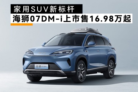 全系標(biāo)配云輦-C/天神之眼，海獅07DM-i上市售16.98萬起
